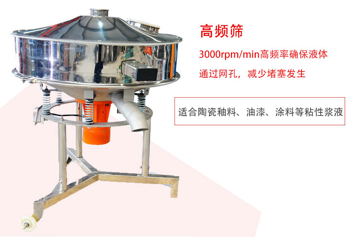 該產(chǎn)品是針對漿液過濾設(shè)計的一種高頻篩分機(jī)。