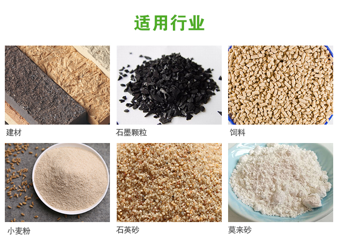 高頻振動篩主要用于化工，建材，石墨顆粒，飼料，小麥粉，石英砂，豆?jié){，果汁等各種物料的干法、濕法篩分、分級、脫水，過濾。